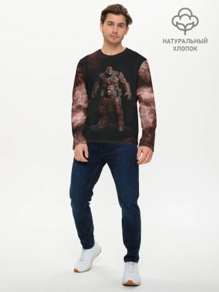 Мужской лонгслив базовый / NPC | ШЕСТЕРЕНКИ | ЛОГО