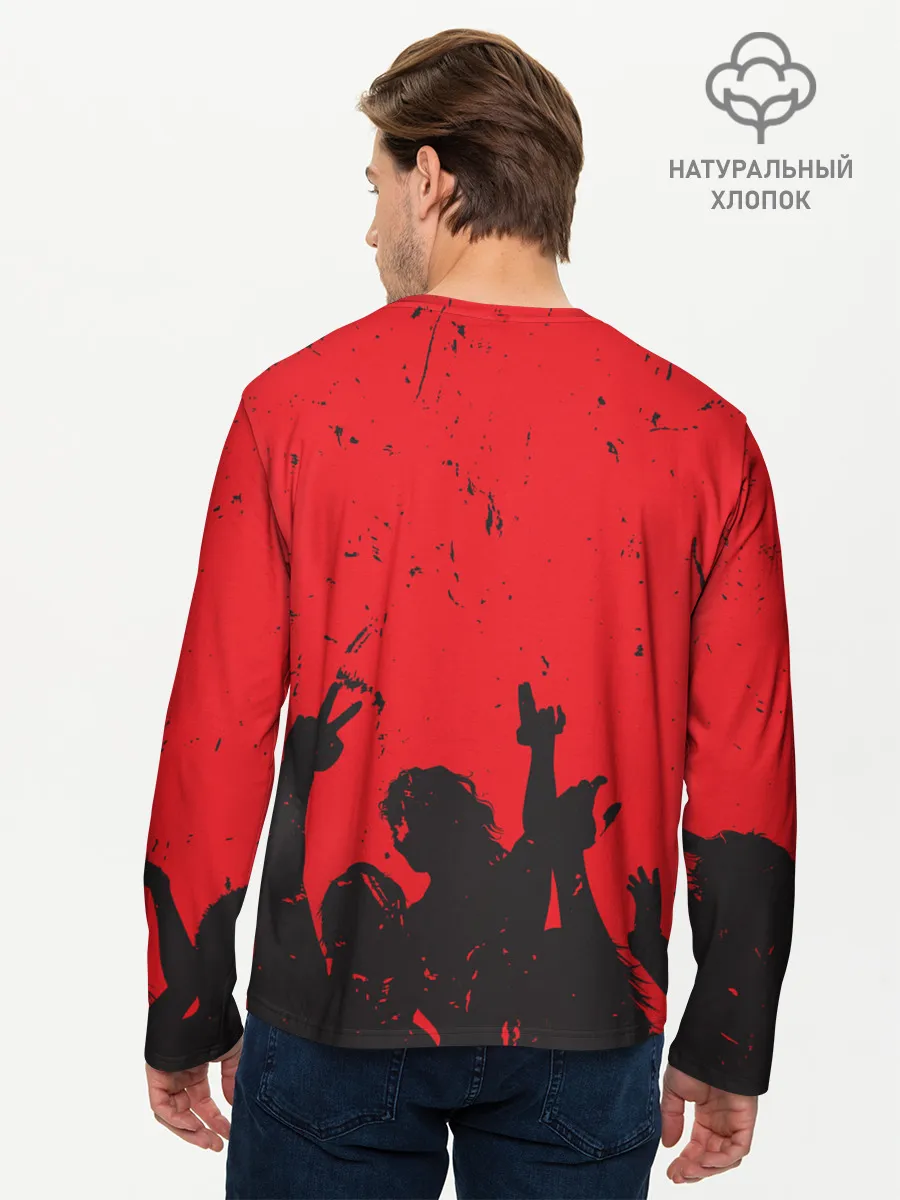 Мужской лонгслив базовый / АНАРХИЯ | СВОБОДА