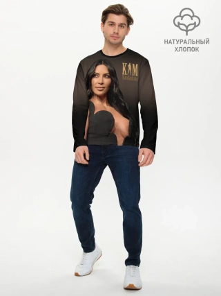 Мужской лонгслив базовый / Ким Кардашьян