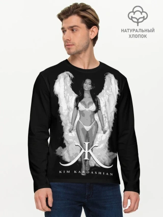 Мужской лонгслив базовый / Ким Кардашьян