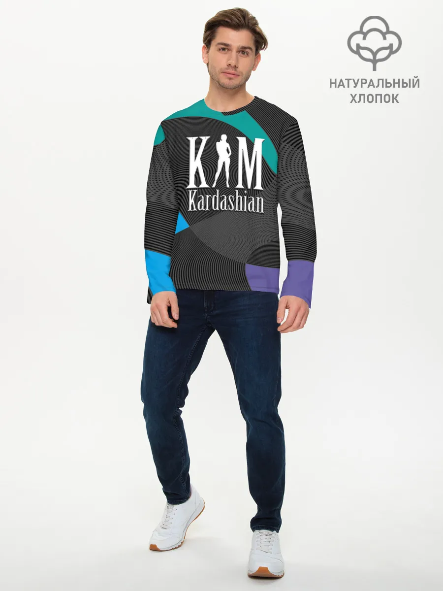 Мужской лонгслив базовый / Ким Кардашьян
