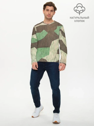 Мужской лонгслив базовый / Splittertarnmuster