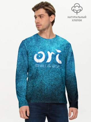 Мужской лонгслив базовый / Ori Logo | Ори Лого
