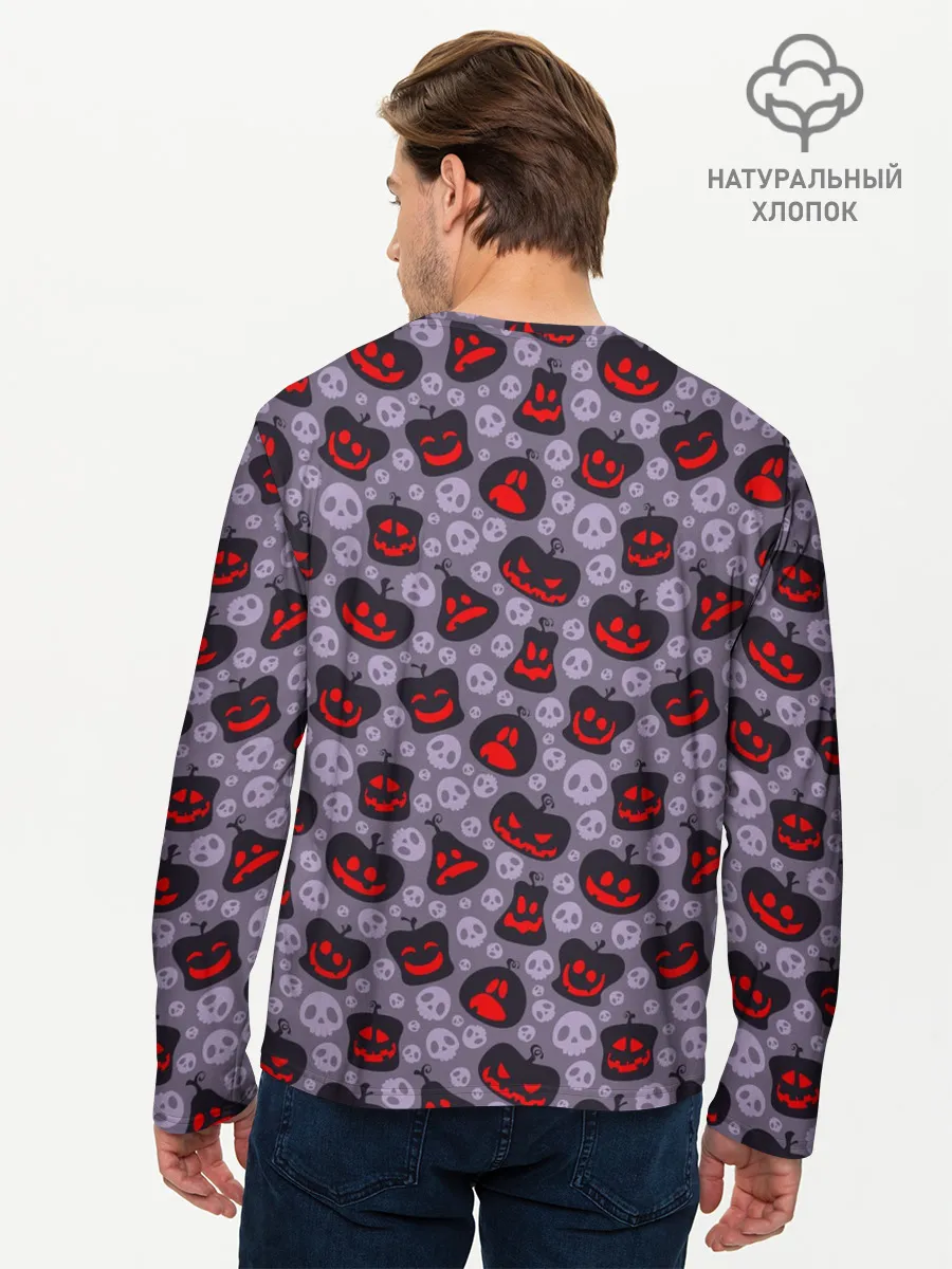 Мужской лонгслив базовый / Хэллоуин