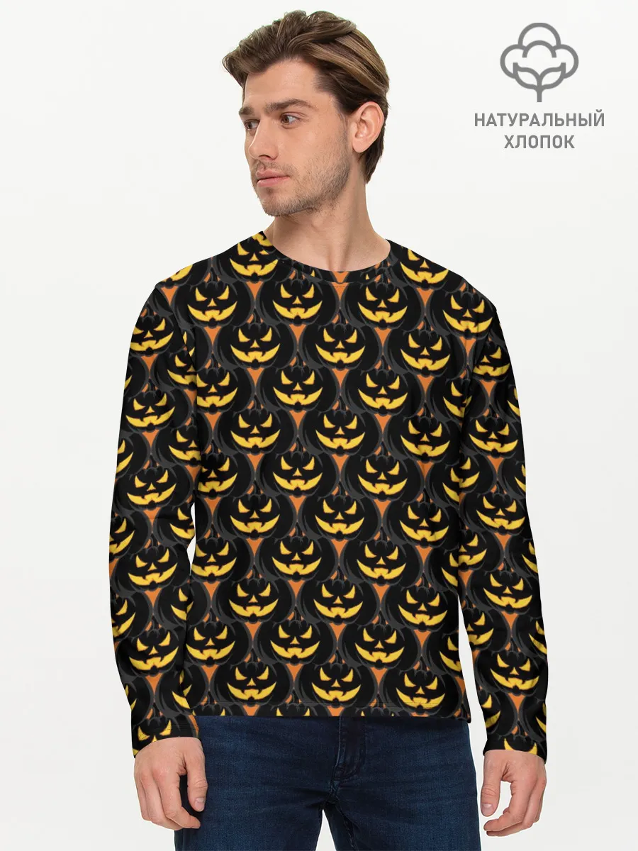Мужской лонгслив базовый / Страшный Джек