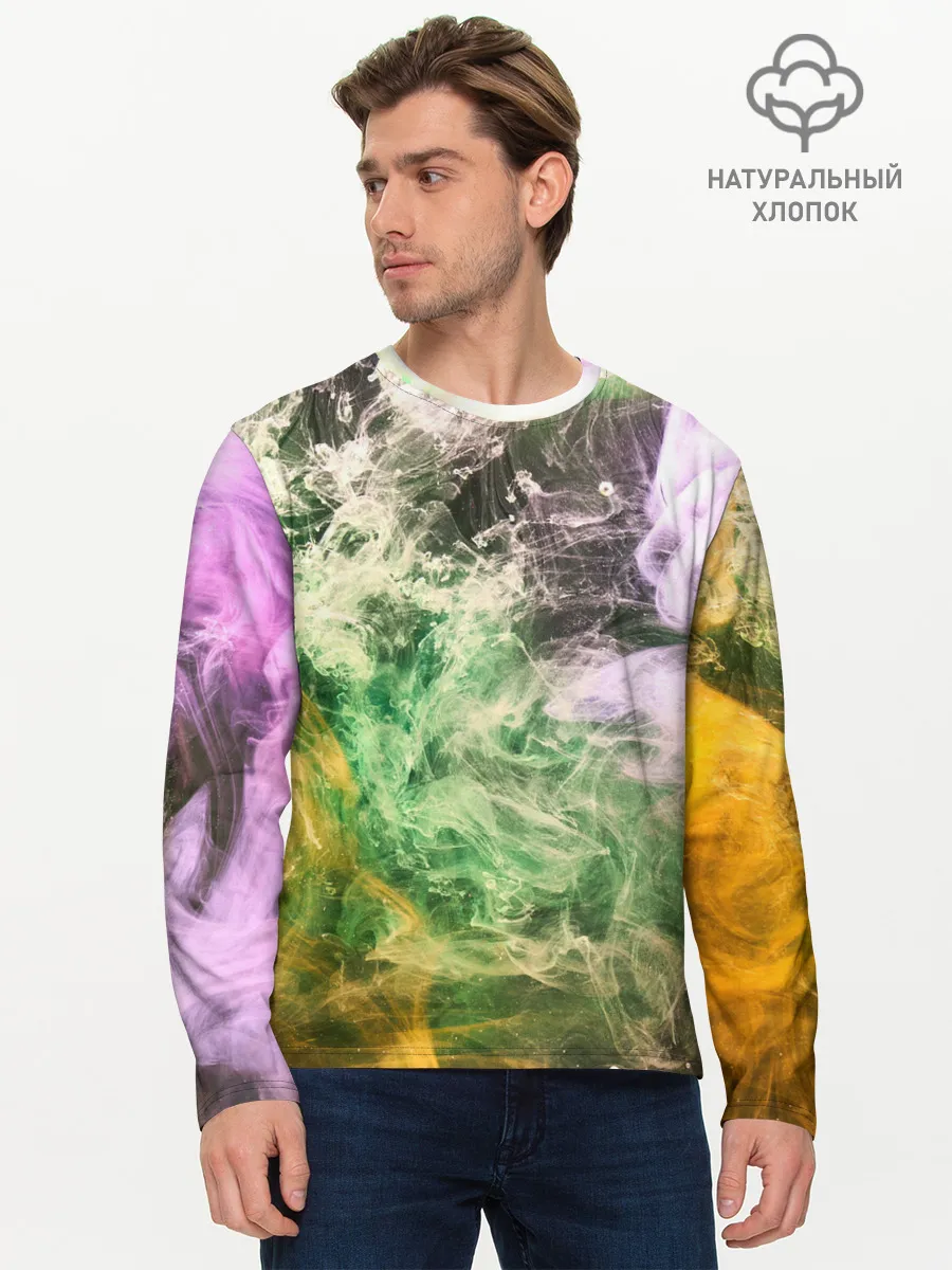 Мужской лонгслив базовый / ДЫМ | SMOKE