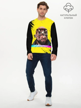 Мужской лонгслив базовый / CD Projekt | CYBERPUNK 2077