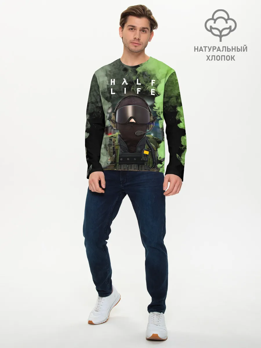 Мужской лонгслив базовый / Opposing Force | Half-Life