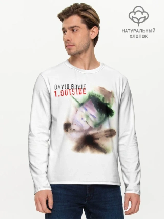 Мужской лонгслив базовый / Outside - David Bowie