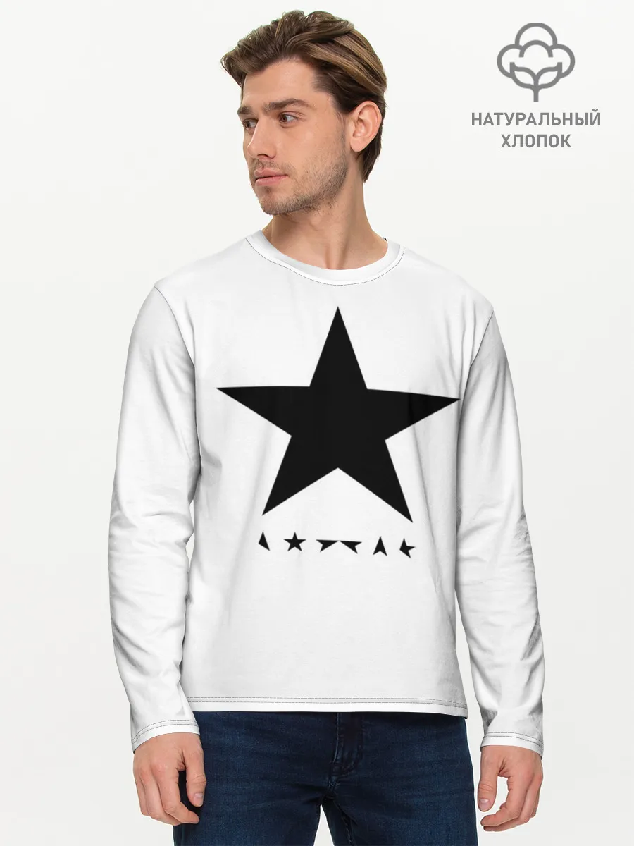 Мужской лонгслив базовый / Blackstar - David Bowie