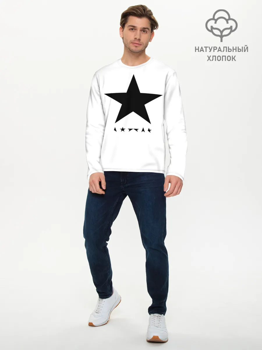 Мужской лонгслив базовый / Blackstar - David Bowie