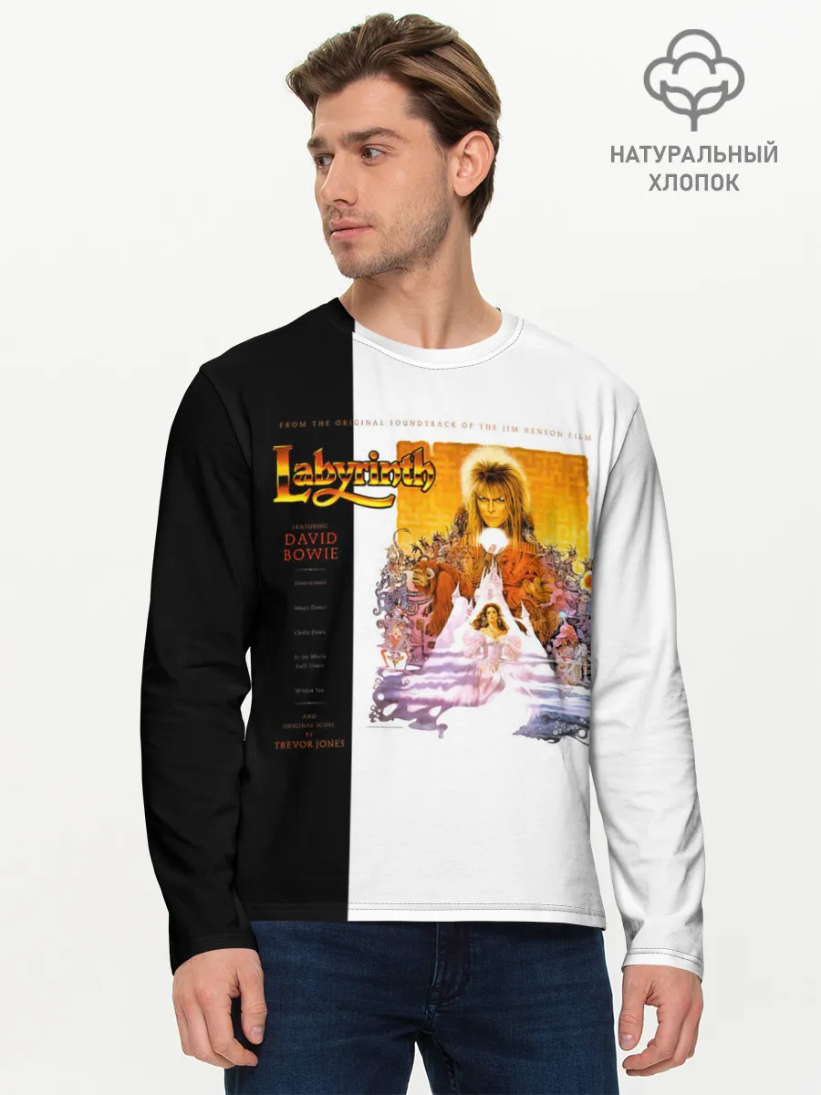 Мужской лонгслив базовый / Labyrinth - David Bowie