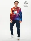 Мужской лонгслив базовый / Space X
