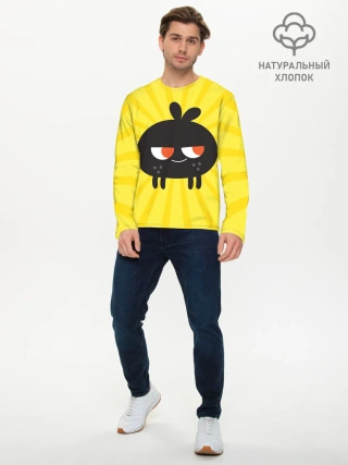 Мужской лонгслив базовый / Toca Boca Yellow