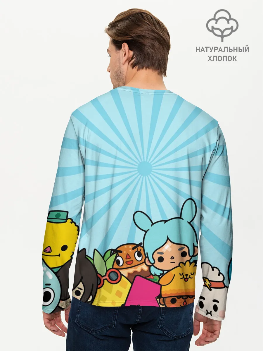 Мужской лонгслив базовый / Toca boca life