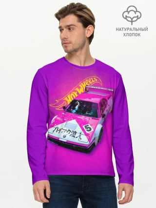 Мужской лонгслив базовый / Hot Wheels. Хот Вилс