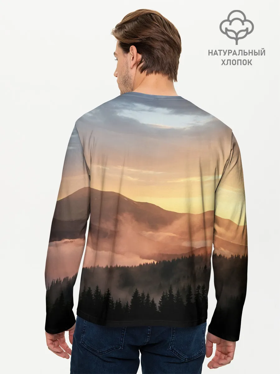 Мужской лонгслив базовый / ВЕЛЕС | РУНЫ | RUNES