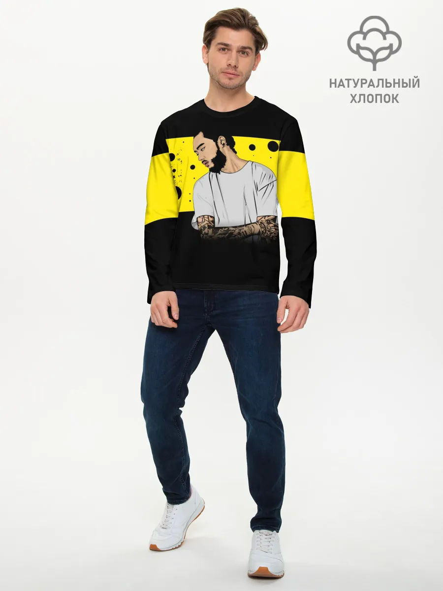 Мужской лонгслив базовый / Скриптонит | Skryptonite