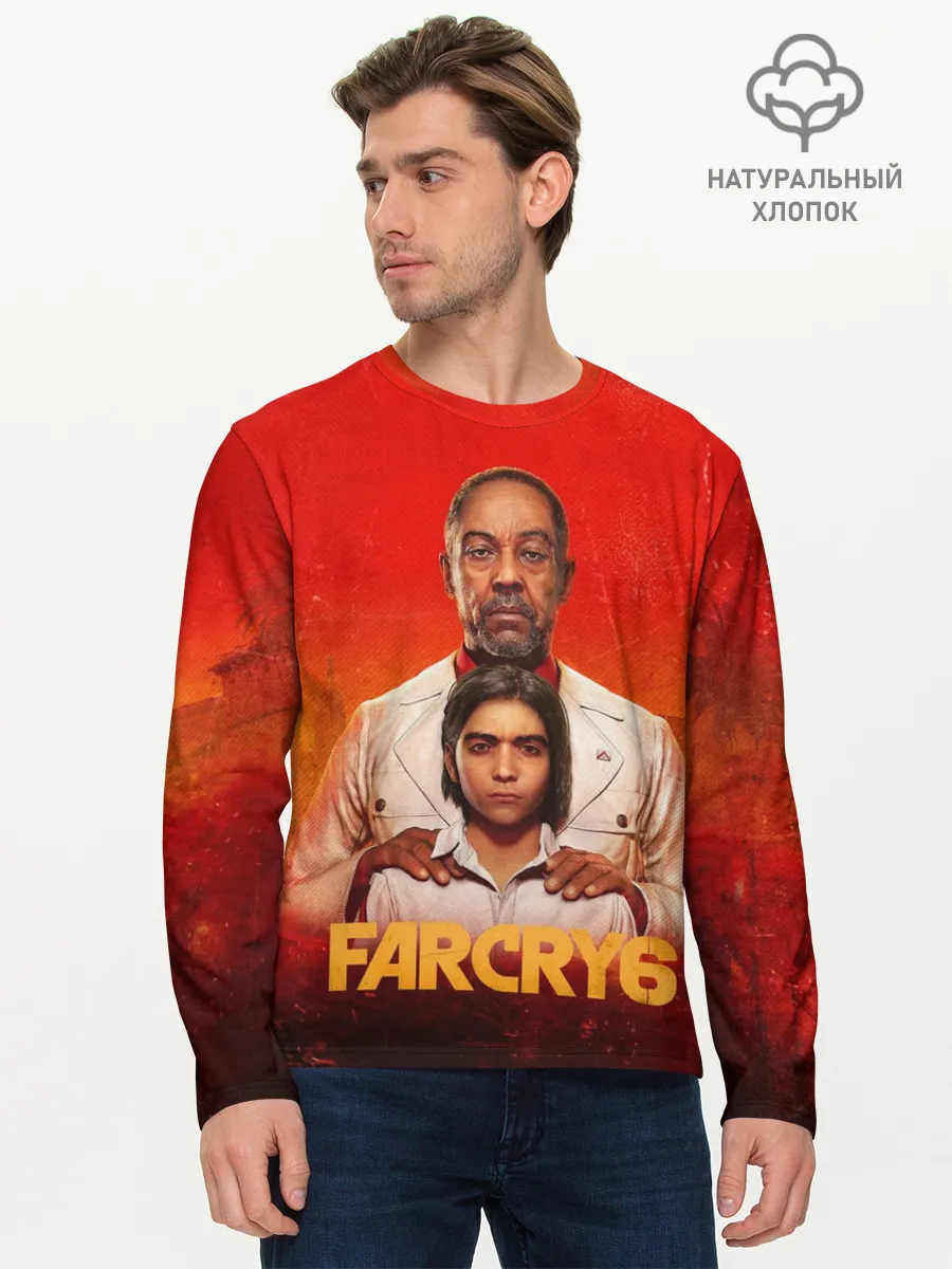 Мужской лонгслив базовый / Антон и Диего Кастильо FC6