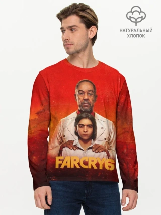 Мужской лонгслив базовый / Антон и Диего Кастильо FC6