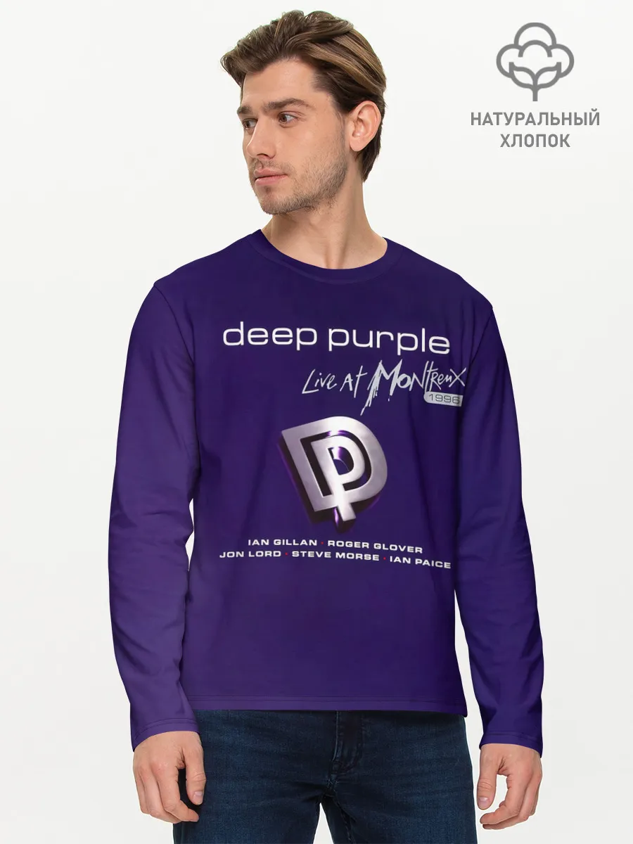Мужской лонгслив базовый / Deep Purple - Live at Montreux 1996