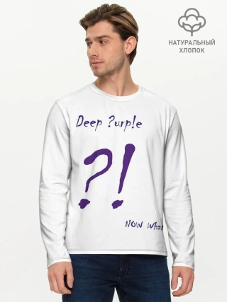 Мужской лонгслив базовый / Now What?! Deep Purple