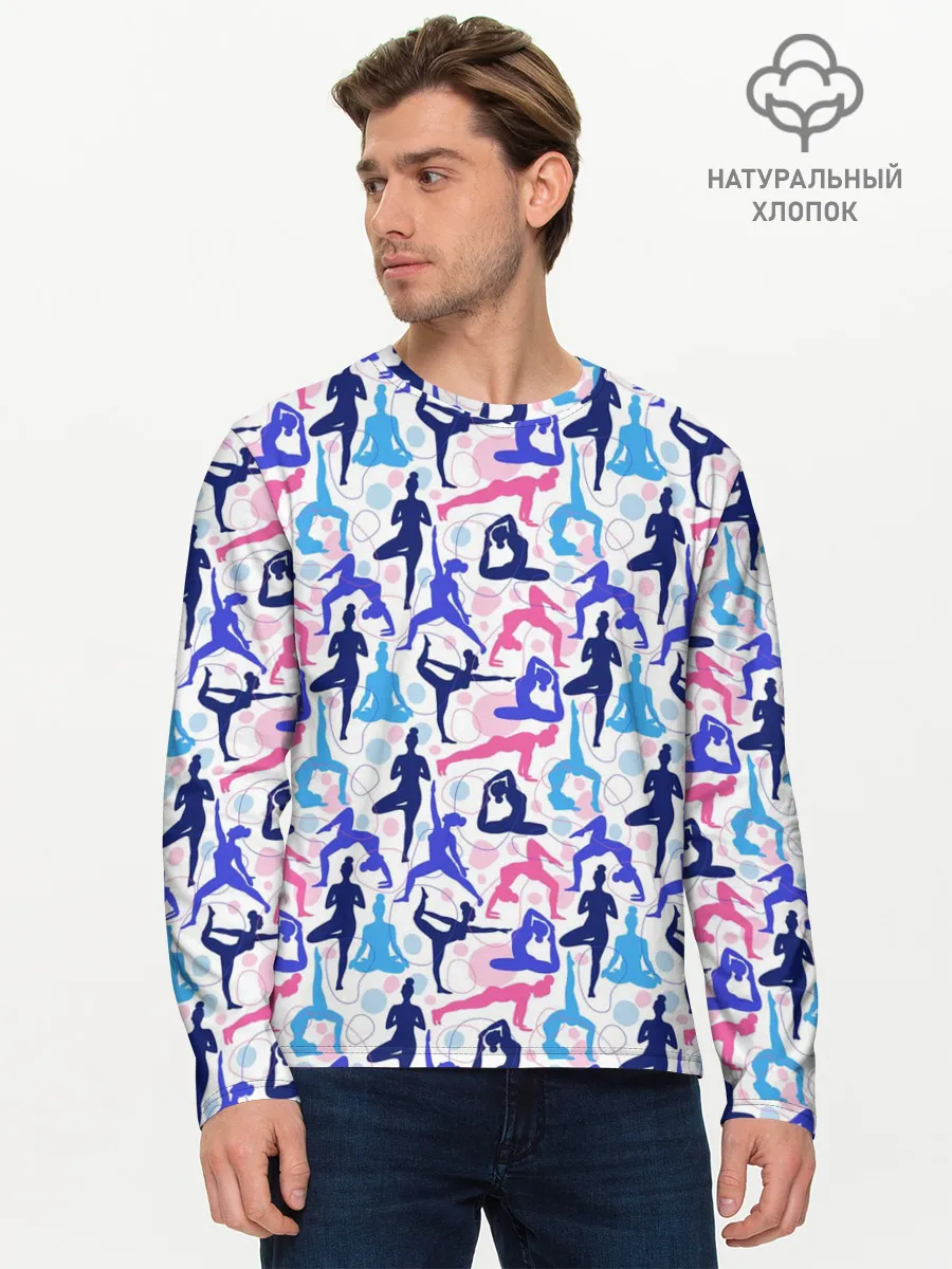 Мужской лонгслив базовый / Гимнастика