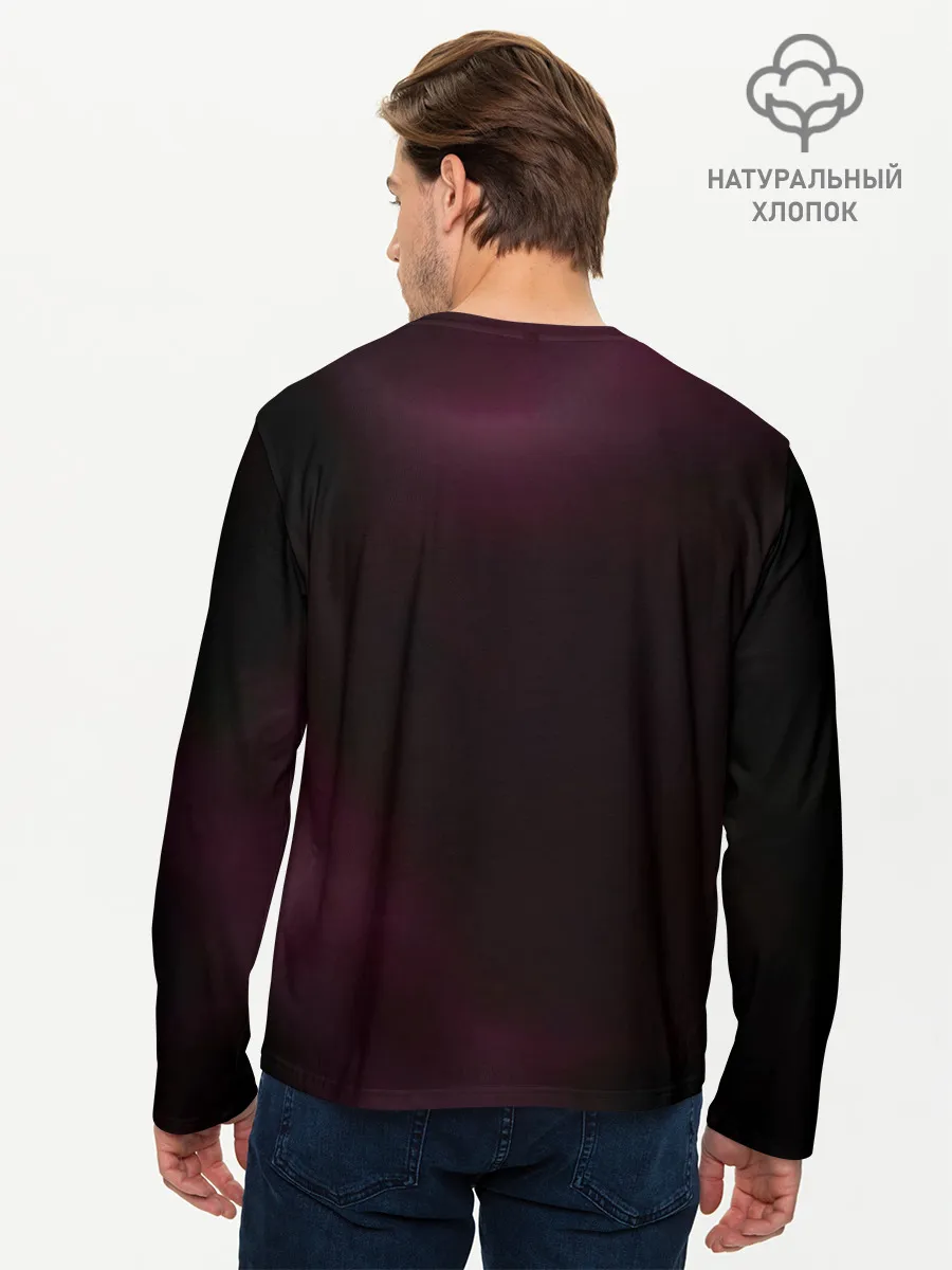 Мужской лонгслив базовый / Pink MGK
