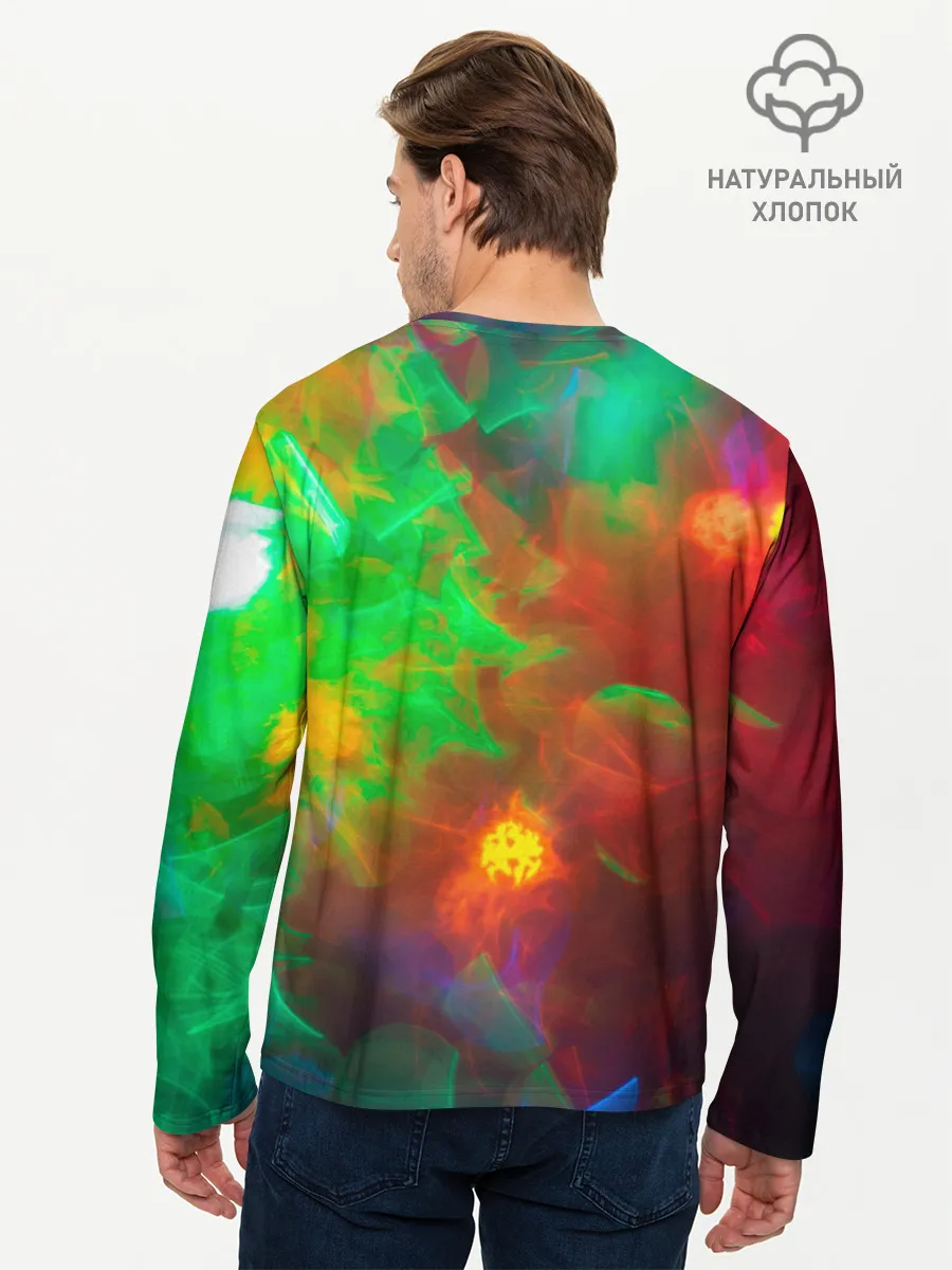 Мужской лонгслив базовый / Искра жизни