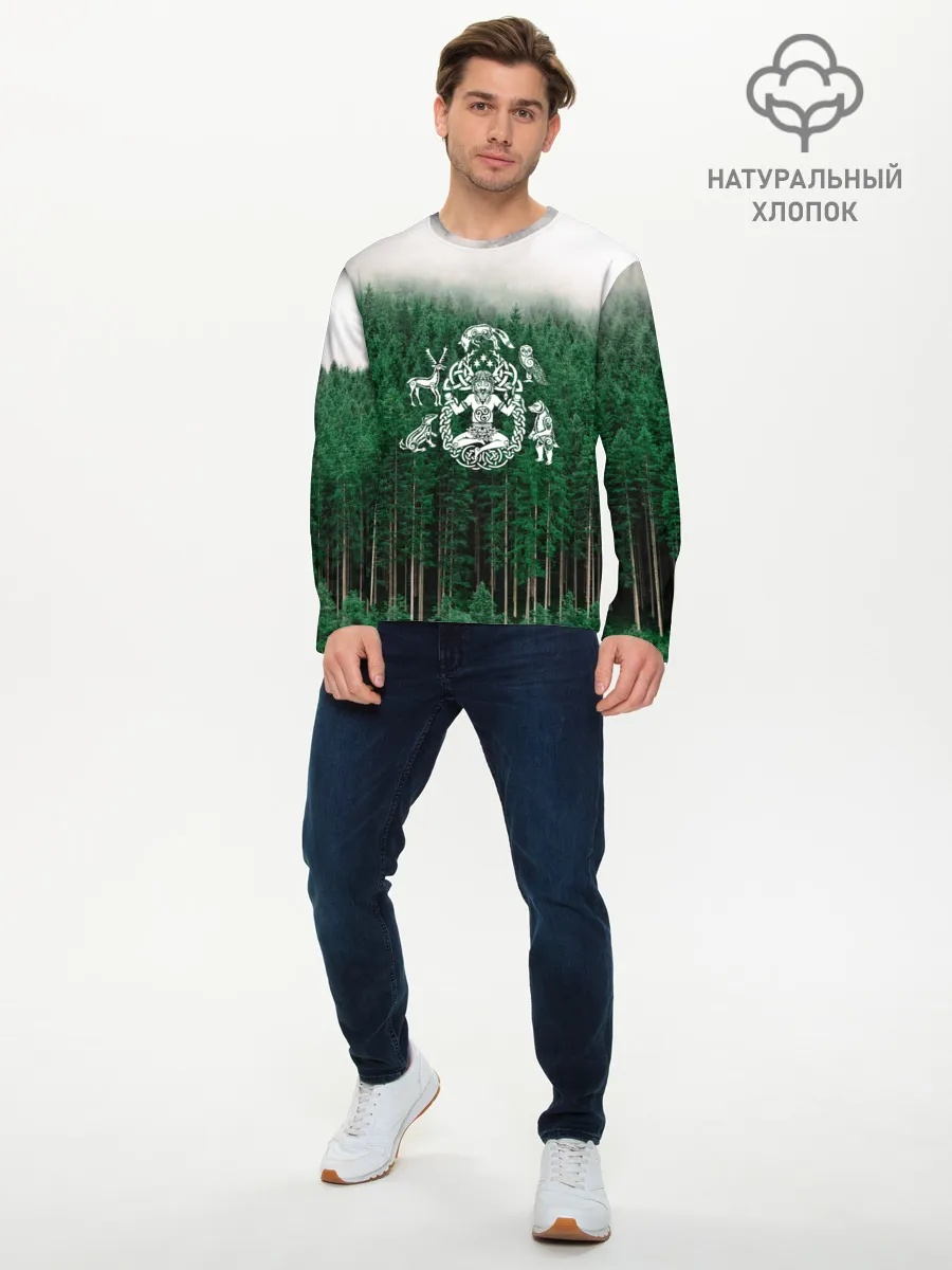 Мужской лонгслив базовый / ВАНАХЕЙМ | РУНЫ | RUNES