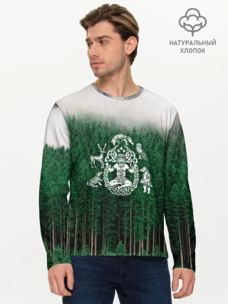 Мужской лонгслив базовый / ВАНАХЕЙМ | РУНЫ | RUNES