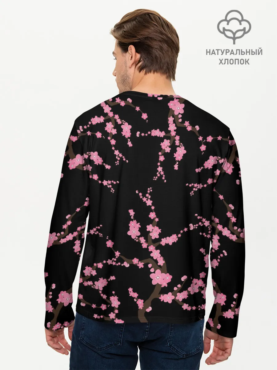 Мужской лонгслив базовый / Сакура | Япония | Japan