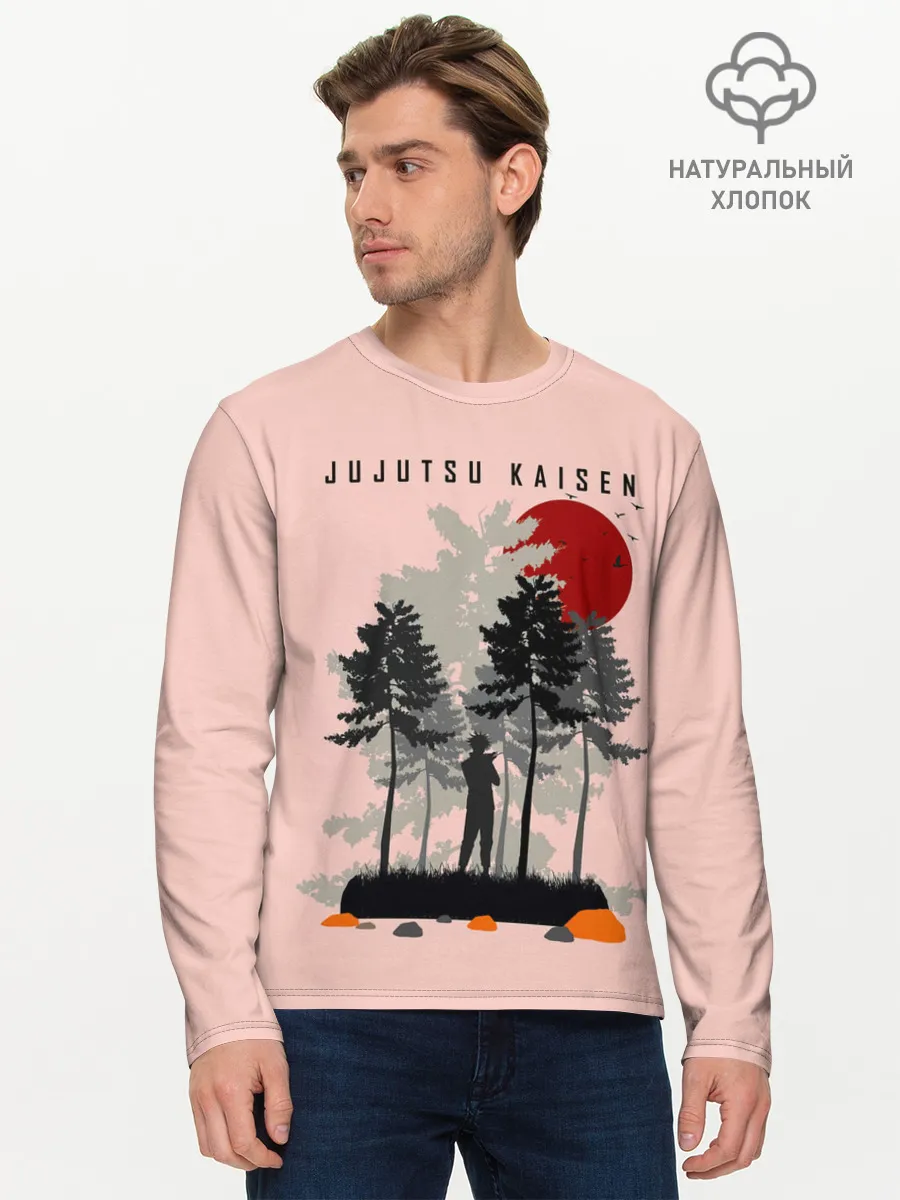 Мужской лонгслив базовый / Fushiguro Megumi Jujutsu Kaisen