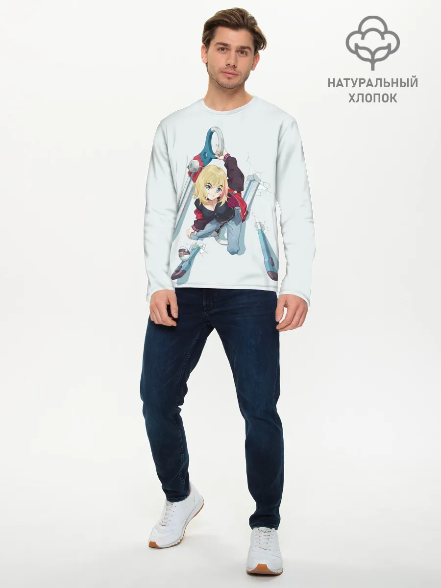 Мужской лонгслив базовый / Рика Каваи