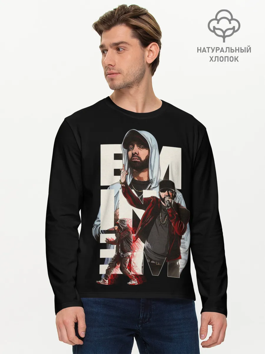 Мужской лонгслив базовый / Marshall Mathers