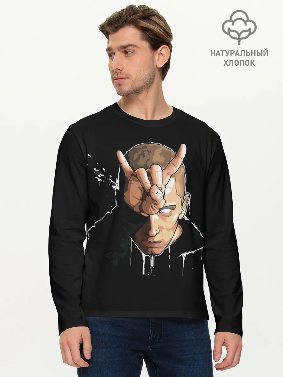 Мужской лонгслив базовый / Blind Eminem