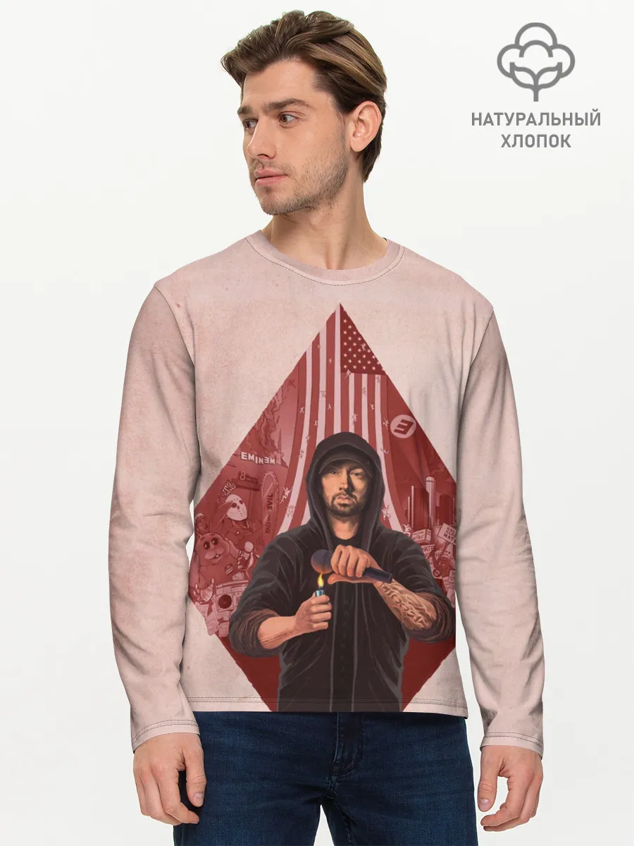 Мужской лонгслив базовый / Rap truth