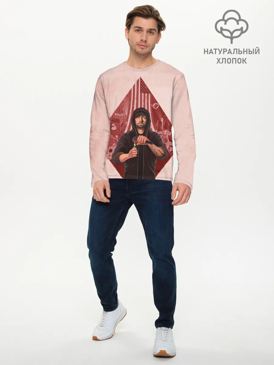 Мужской лонгслив базовый / Rap truth
