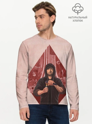 Мужской лонгслив базовый / Rap truth