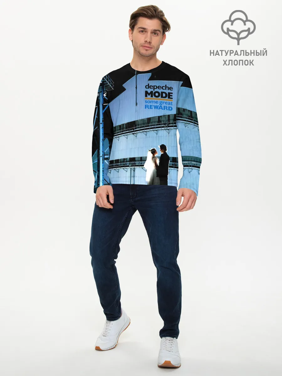 Мужской лонгслив базовый / Some Great Reward - Depeche Mode
