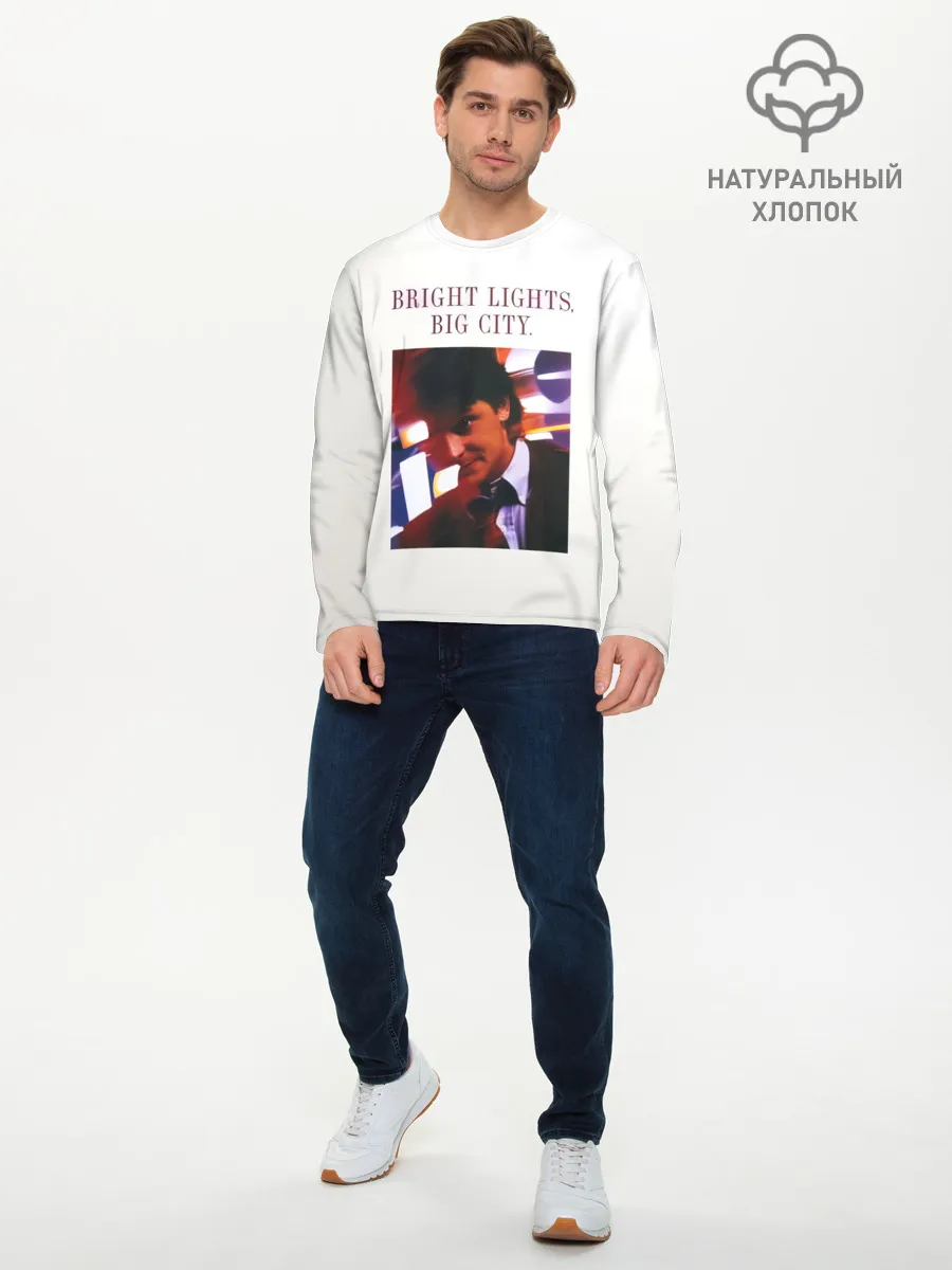 Мужской лонгслив базовый / Bright Lights, Big City - Depeche Mode