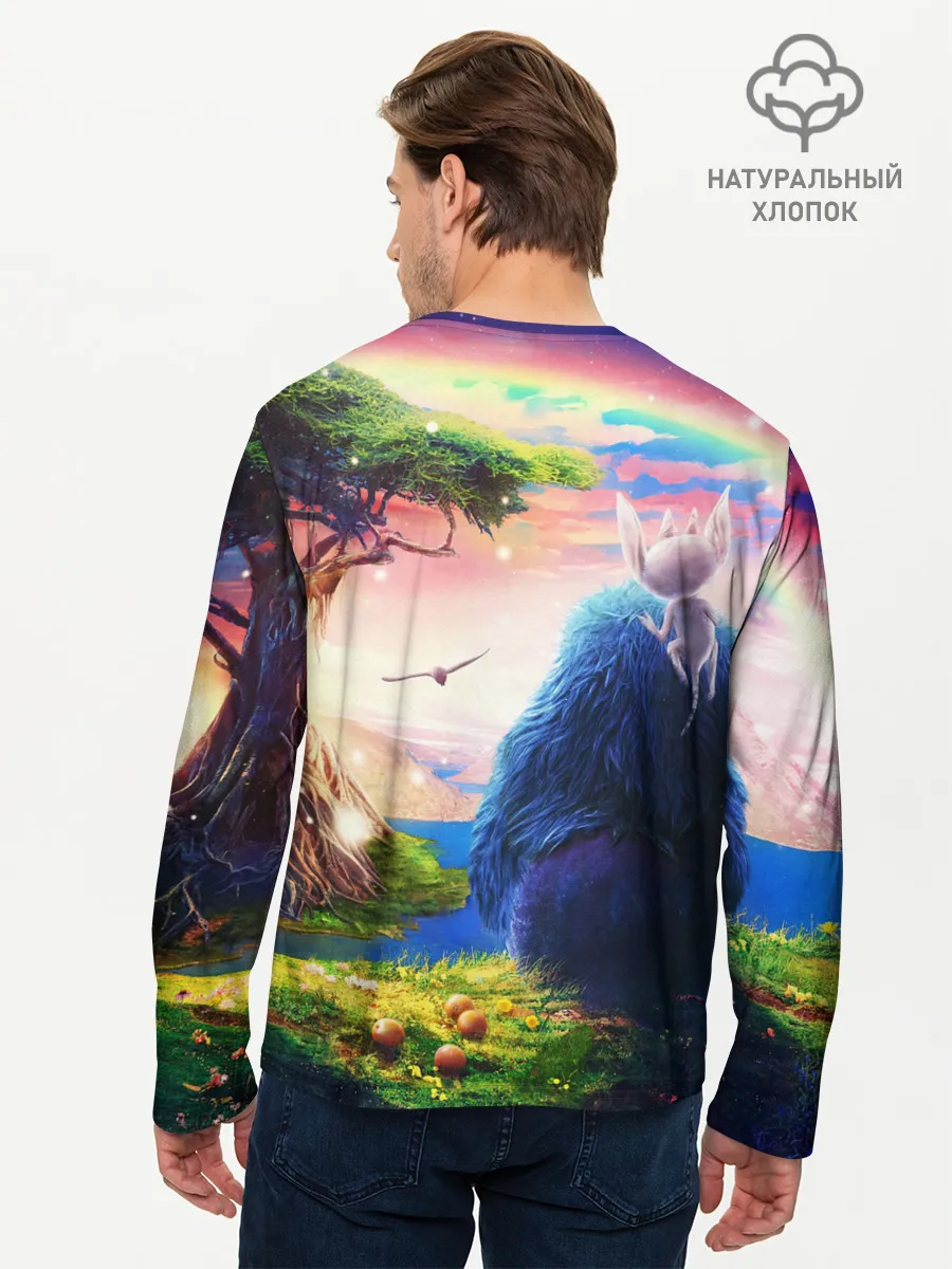 Мужской лонгслив базовый / Ори и Блуждающие огоньки | Ori