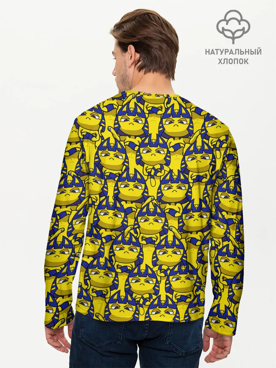 Мужской лонгслив базовый / Ankha Zone