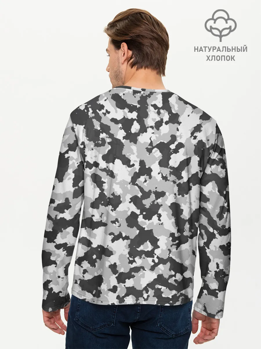 Мужской лонгслив базовый / Хэдшoт-CS:GO