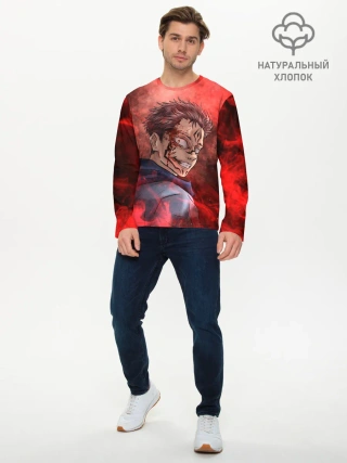 Мужской лонгслив базовый / Itadori Yuji | Магическая битва