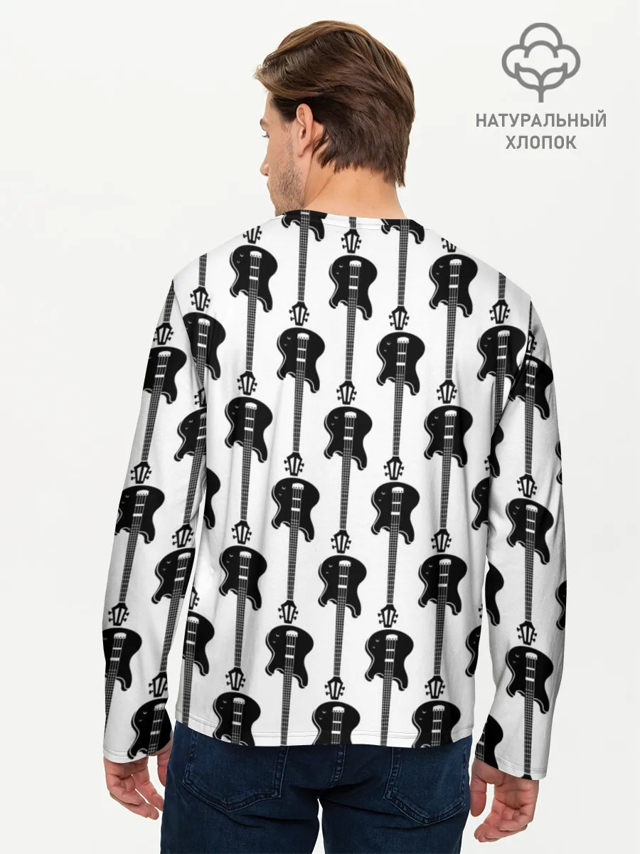 Мужской лонгслив базовый / GUITAR ELECTRIC