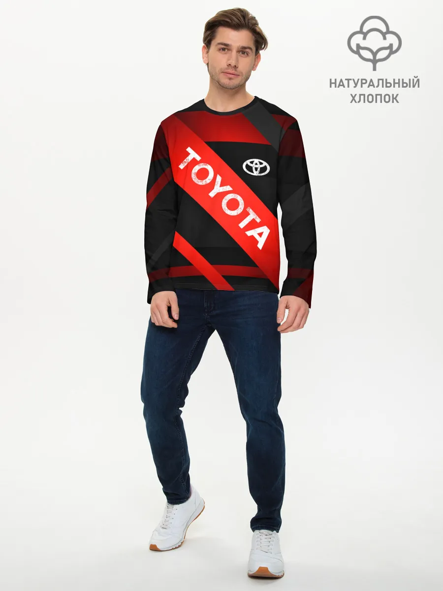 Мужской лонгслив базовый / TOYOTA LINES