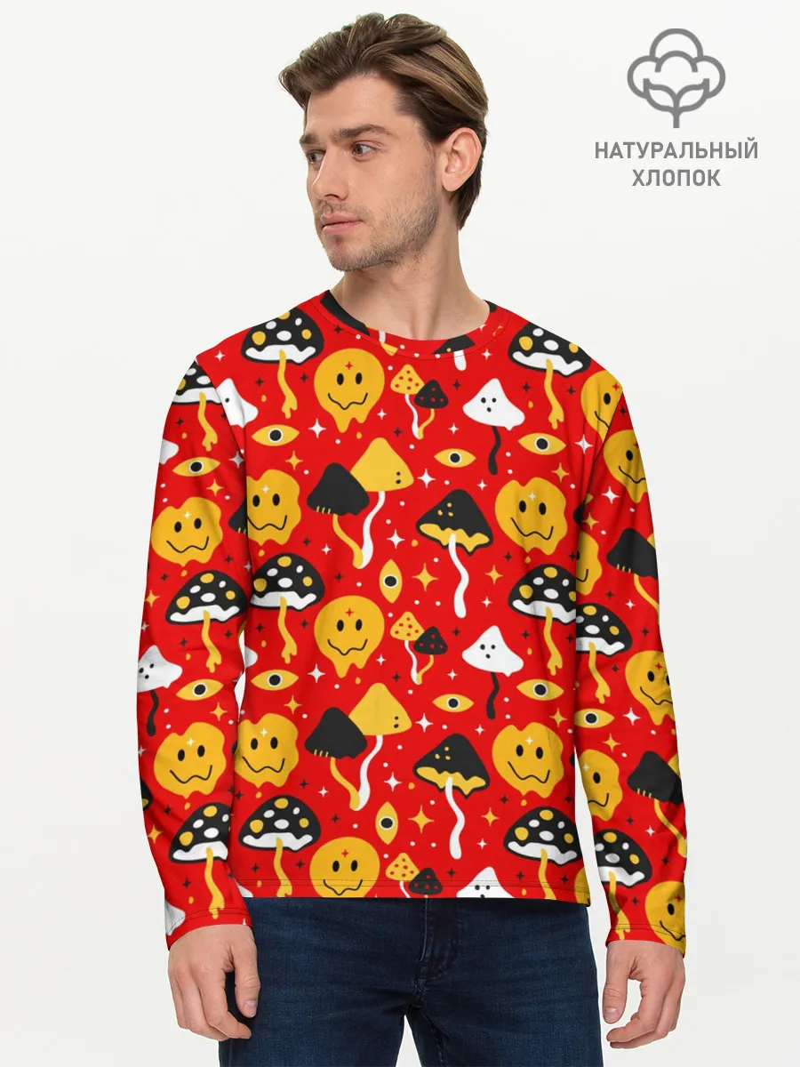 Мужской лонгслив базовый / Галюцинации