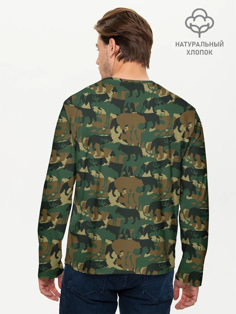 Мужской лонгслив базовый / Охотник