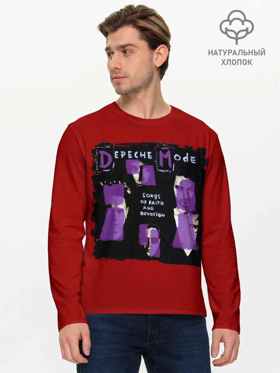 Мужской лонгслив базовый / Songs of Faith and Devotion - Depeche Mode